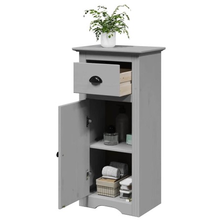 Armoire de salle de bain BODO gris 44x30x90 cm 633357633357