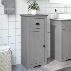 Armoire de salle de bain BODO gris 44x30x90 cm 633357633357