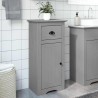 Armoire de salle de bain BODO gris 44x30x90 cm 633357633357