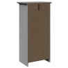 Armoire de salle de bain BODO gris 44x30x90 cm 633357633357