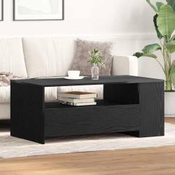 Table basse Chêne noir 102 x 55 x 43,5 cm Bois d'ingénierie 633358633358