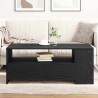 Table basse Chêne noir 102 x 55 x 43,5 cm Bois d'ingénierie 633358633358