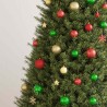 Ensemble de boules de Noël 112 pcs rouge vert doré polystyrène 633359633359
