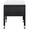 Ensemble à manger de jardin 7 pcs Noir 633372633372