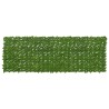Écran de balcon avec feuilles Vert et jaune 300 x 100 cm 633373633373