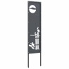 Écran de confidentialité de jardin Anthracite 32 x 140 cm 633375633375
