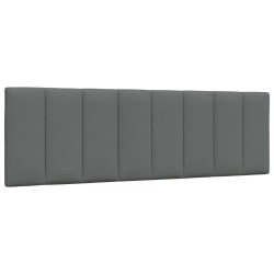 Coussin de tête de lit Hanko gris foncé 160 cm tissu 633379633379