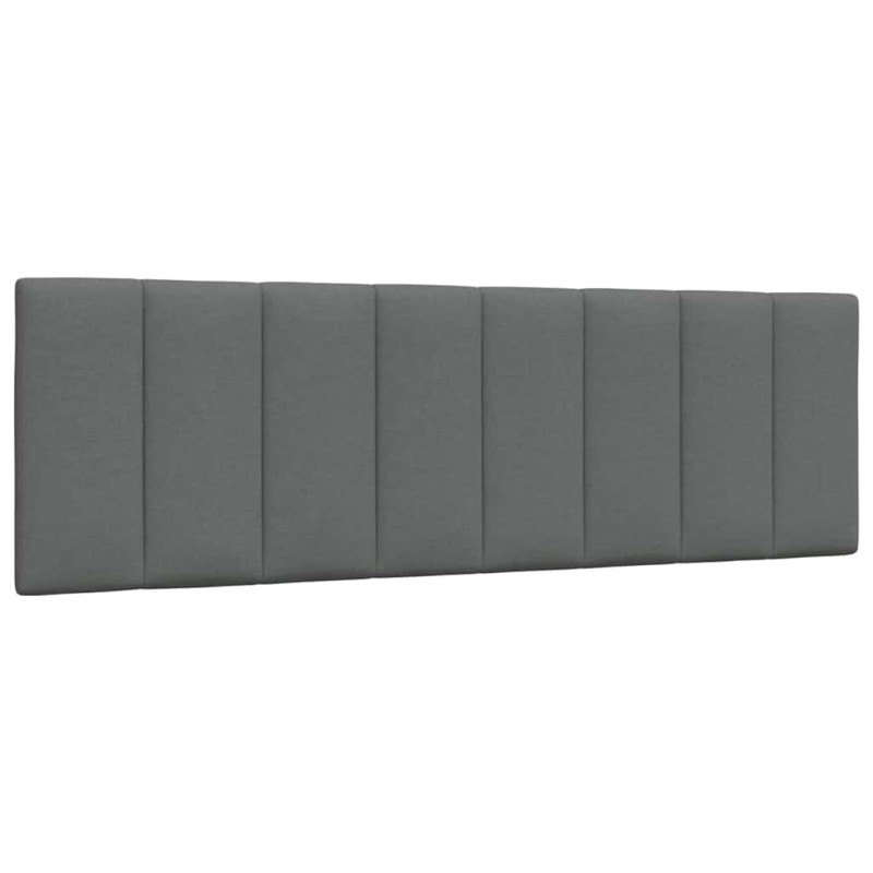 Coussin de tête de lit Hanko gris foncé 160 cm tissu 633379633379