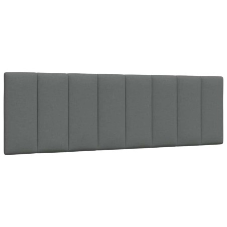 Coussin de tête de lit Hanko gris foncé 160 cm tissu 633379633379