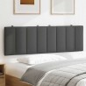 Coussin de tête de lit Hanko gris foncé 160 cm tissu 633379633379