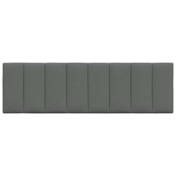 Coussin de tête de lit Hanko gris foncé 160 cm tissu 633379633379