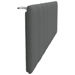 Coussin de tête de lit Hanko gris foncé 160 cm tissu 633379633379