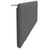 Coussin de tête de lit Hanko gris foncé 160 cm tissu 633379633379