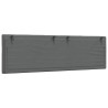 Coussin de tête de lit Hanko gris foncé 160 cm tissu 633379633379