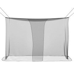 Filet anti-moustiques pour lit 156 mailles 3 pcs Noir Polyester 633383633383