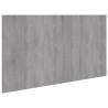 Tête de lit Sonoma gris 160x1,5x80 cm Bois d'ingénierie 633386633386