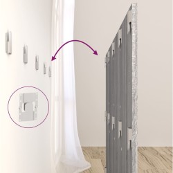 Tête de lit Sonoma gris 160x1,5x80 cm Bois d'ingénierie 633386633386