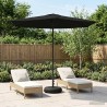 Parasol de jardin avec base 270 x 270 cm Polyester 633388633388