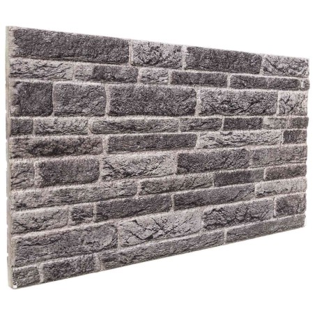 Panneaux muraux 10 pcs Anthracite 100 x 50 cm Mousse EPS 633390633390