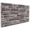 Panneaux muraux 10 pcs Anthracite 100 x 50 cm Mousse EPS 633390633390