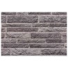 Panneaux muraux 10 pcs Anthracite 100 x 50 cm Mousse EPS 633390633390