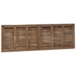 Tête de lit Naturel Bois de teck massif 633391633391