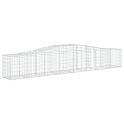 Paniers à gabions arqués 5 pcs 400x50x60/80 cm Fer galvanisé 633392633392