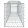 Paniers à gabions arqués 5 pcs 400x50x60/80 cm Fer galvanisé 633392633392