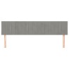 Têtes de lit Gris clair 200x5x78/88 cm Velours 633394633394