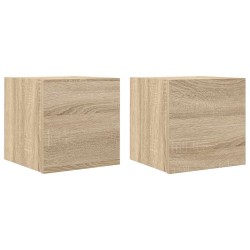 Meubles TV muraux 2 pcs Chêne sonoma 30,5x30x30 cm 633396633396