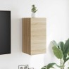 Meubles TV muraux 2 pcs Chêne sonoma 30,5x30x30 cm 633396633396
