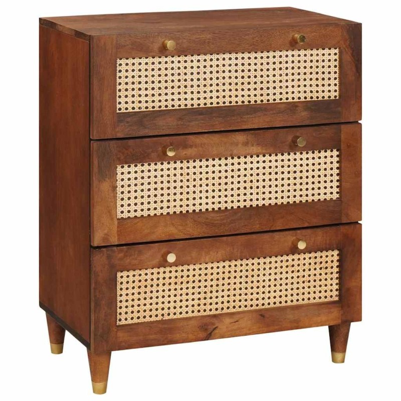 Buffet Marron 60 x 33 x 75 cm Bois de mangue massif 633401633401