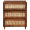 Buffet Marron 60 x 33 x 75 cm Bois de mangue massif 633401633401