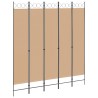 Paravent 5 panneaux Beige 200 x 220 cm Tissu 633402633402