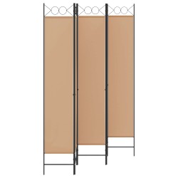 Paravent 5 panneaux Beige 200 x 220 cm Tissu 633402633402