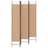 Paravent 5 panneaux Beige 200 x 220 cm Tissu 633402633402