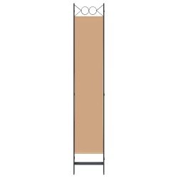 Paravent 5 panneaux Beige 200 x 220 cm Tissu 633402633402