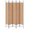 Paravent 5 panneaux Beige 200 x 220 cm Tissu 633402633402