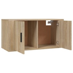 Meubles TV muraux 3 pcs chêne sonoma 80x34,5x40 cm 633407633407