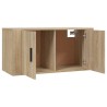 Meubles TV muraux 3 pcs chêne sonoma 80x34,5x40 cm 633407633407