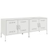 Meubles TV 2 pcs blanc 68x39x50,5 cm acier 633410633410