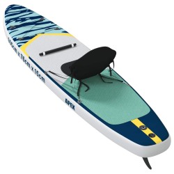 Planche de SUP avec siège 2-en-1 APEX 305 x 76 x 15 cm Bleu 633412633412