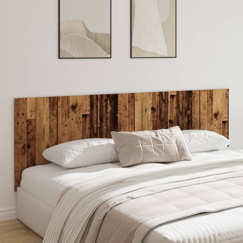 Tête de lit murale vieux bois 240x1,5x80 cm bois d'ingénierie 633419633419