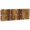 Tête de lit murale vieux bois 240x1,5x80 cm bois d'ingénierie 633419633419