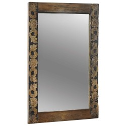Miroir mural Brun Noyé 70 x 50 cm Bois d'ingénierie et verre 633422633422
