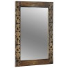 Miroir mural Brun Noyé 70 x 50 cm Bois d'ingénierie et verre 633422633422