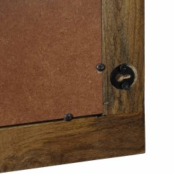 Miroir mural Brun Noyé 70 x 50 cm Bois d'ingénierie et verre 633422633422