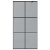 Mur de Douche à L'Italienne Noir 100 x 195 cm verre trempé 633428633428