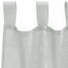 Voilages à œillets 2 pcs gris clair 140 x 140 cm 633429633429