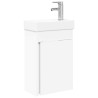 Meuble de salle de bain avec robinet Blanc 40,5 x 22,5 x 62 cm 633435633435